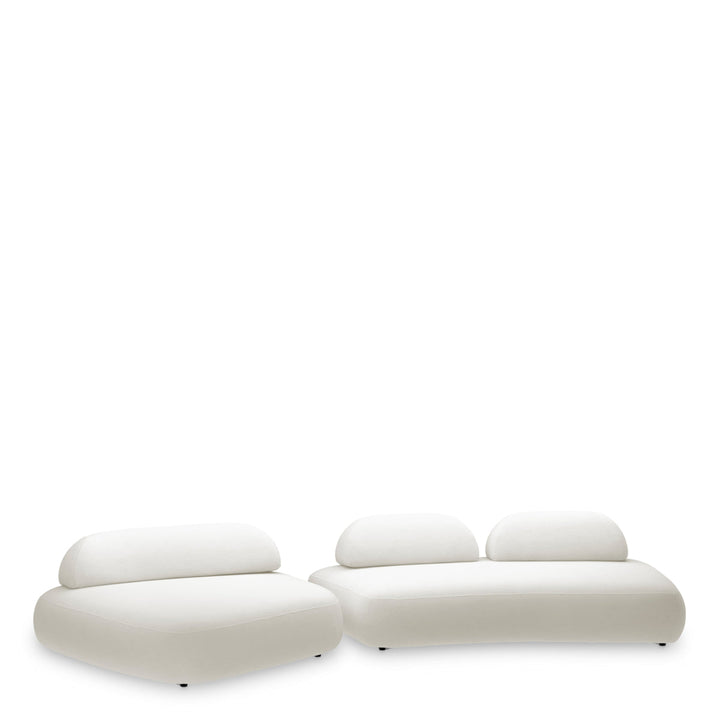 Sofa Residenza Muslin White Sofas | Ottomans Eichholtz