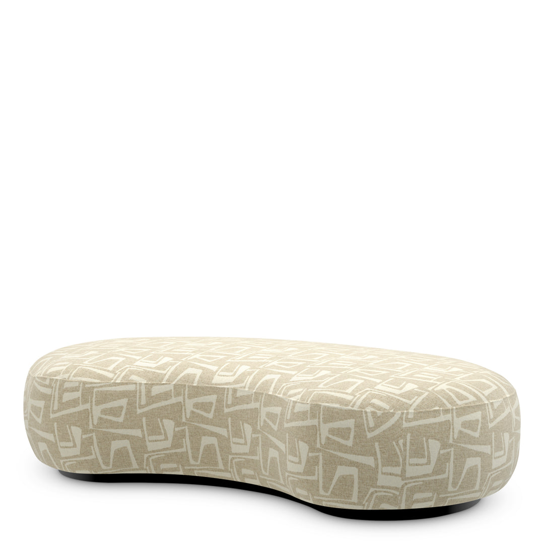 Bench Björn Davenport Light Grey Eichholtz