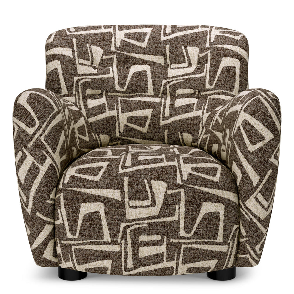 Chair Bixby Davenport Dark Brown Chairs Eichholtz