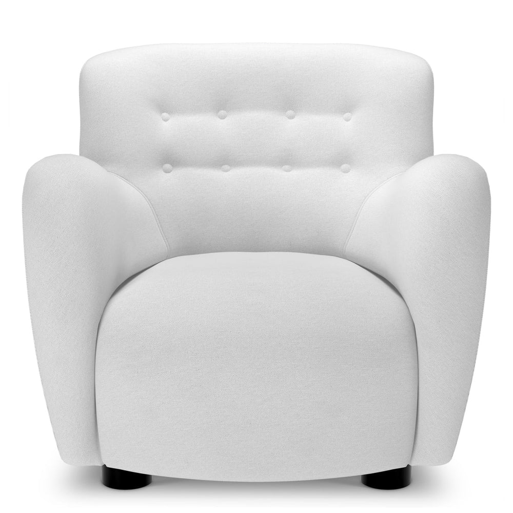 Chair Bixby Muslin White Chairs Eichholtz