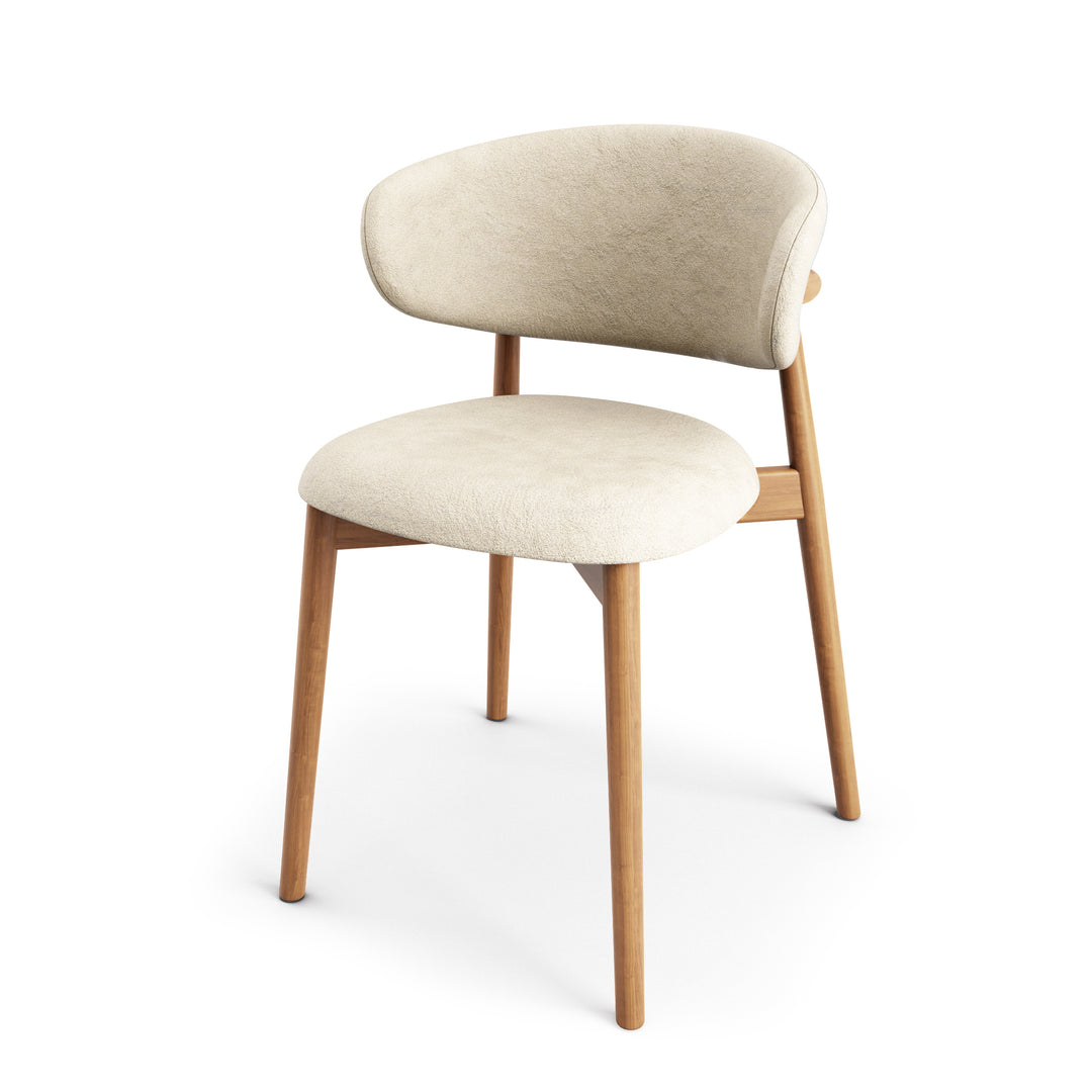 Oleandro Chair Wood Canaletto Walnut Sand  Calligaris   