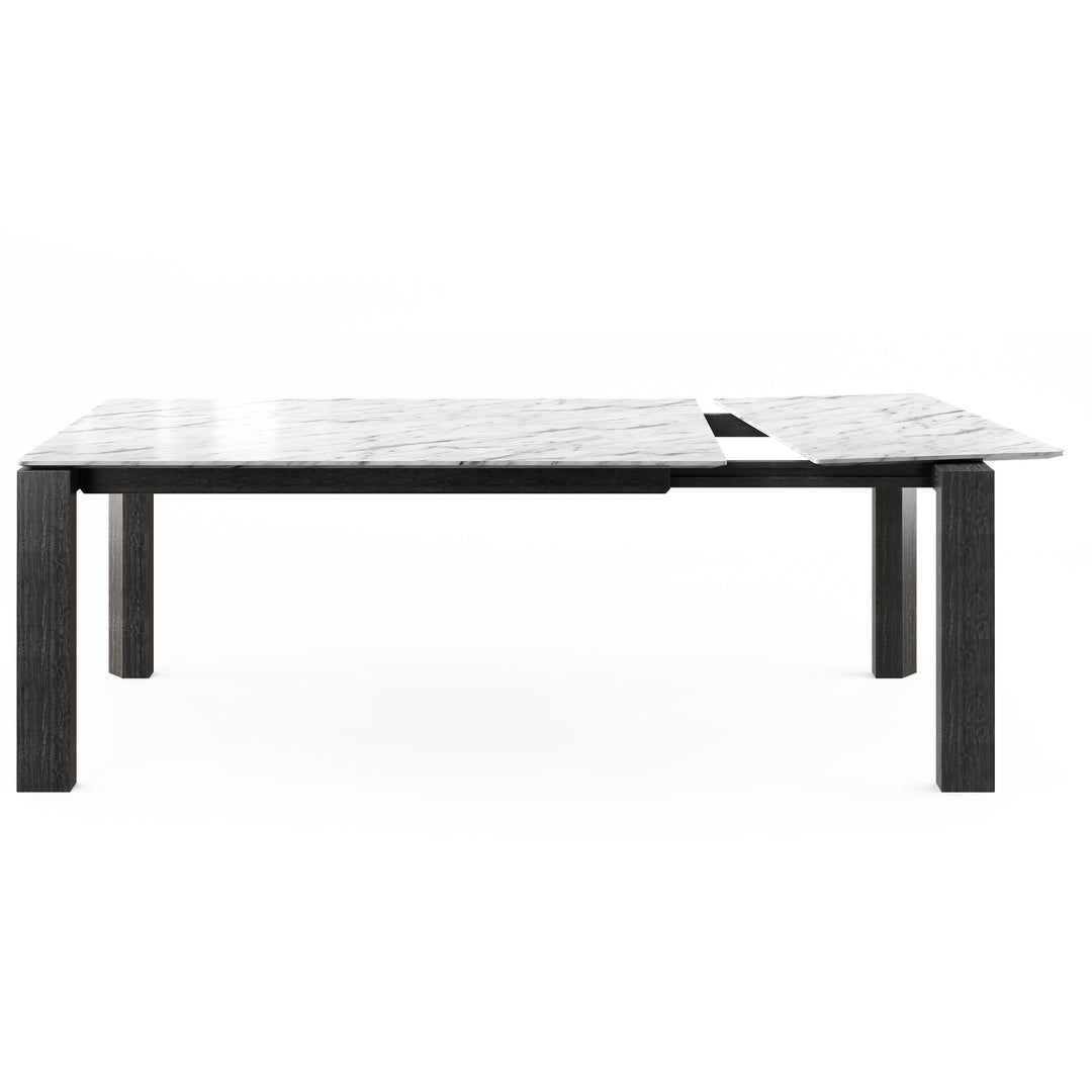 Omnia Dining Table Extendable with Marble and Wood Finish Options Calligaris
