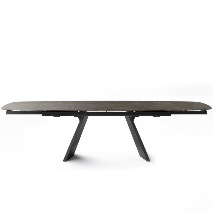 Icaro Extendable Dining Table with Marble and Ceramic Top Options Calligaris
