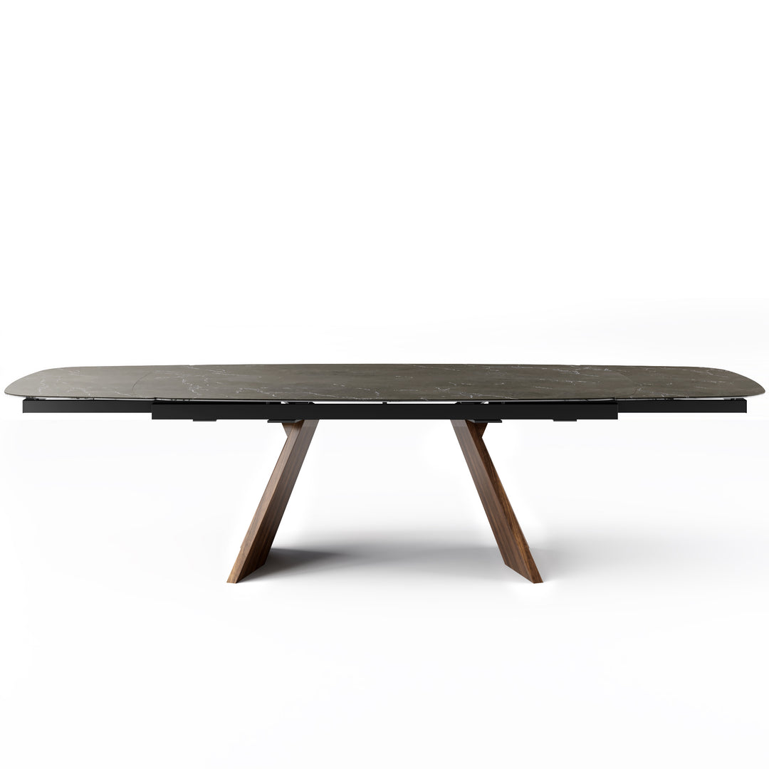 Icaro Extendable Dining Table with Marble and Ceramic Top Options Calligaris
