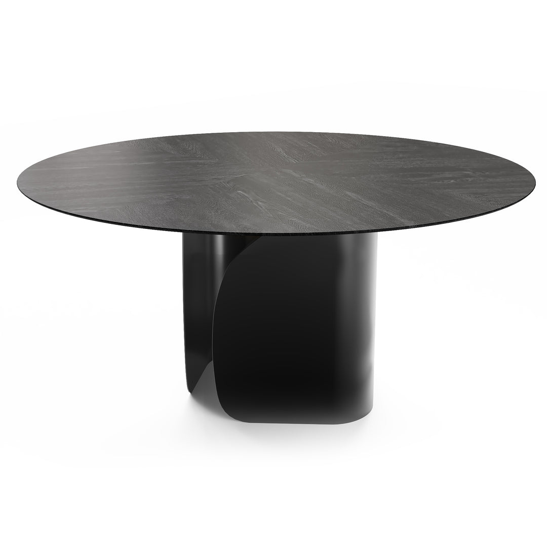Twins Round Dining Table with Your Choice of Top Calligaris