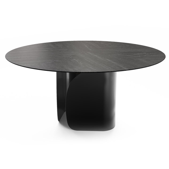 Twins Round Dining Table with Your Choice of Top Calligaris