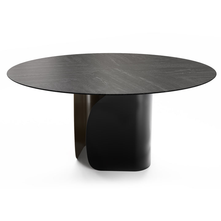 Twins Round Dining Table with Your Choice of Top Calligaris