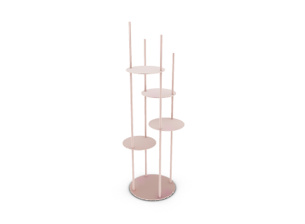 Circles Storage Structure with rould shelves Console Table Calligaris