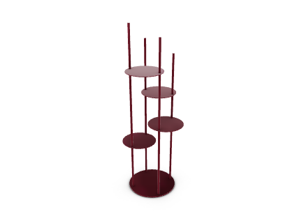 Circles Storage Structure with rould shelves Console Table Calligaris