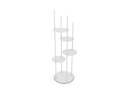 Circles Storage Structure with rould shelves Console Table Calligaris