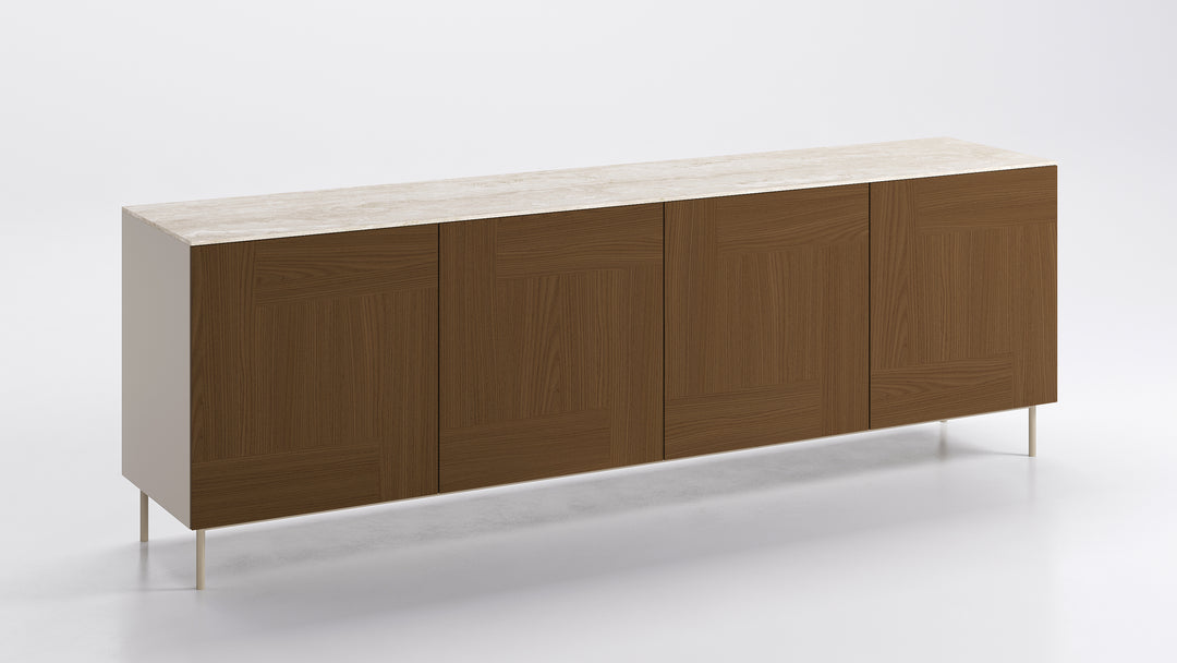 Universal Sideboard Geometries Canaletto Walnut Calligaris