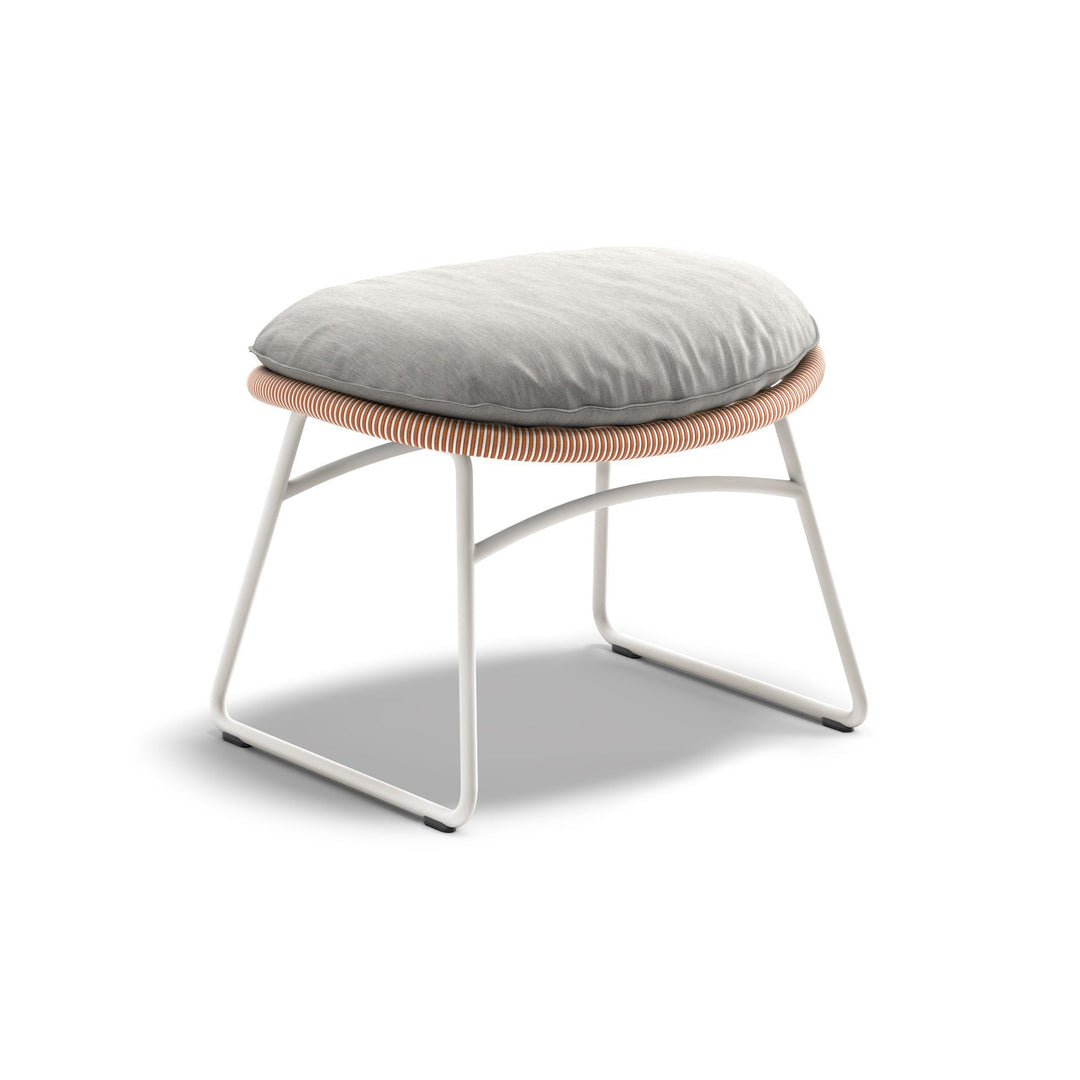 Kida Footstool Outdoor Ottomans Dedon 170 Glow Touch / 304 Lipari