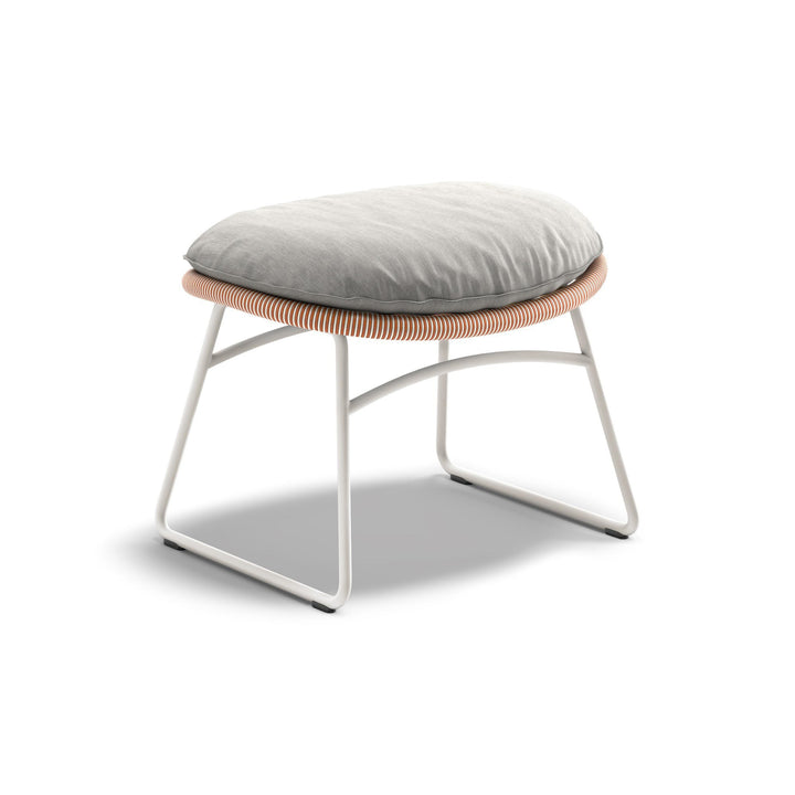 Kida Footstool Outdoor Ottomans Dedon 170 Glow Touch / 304 Lipari