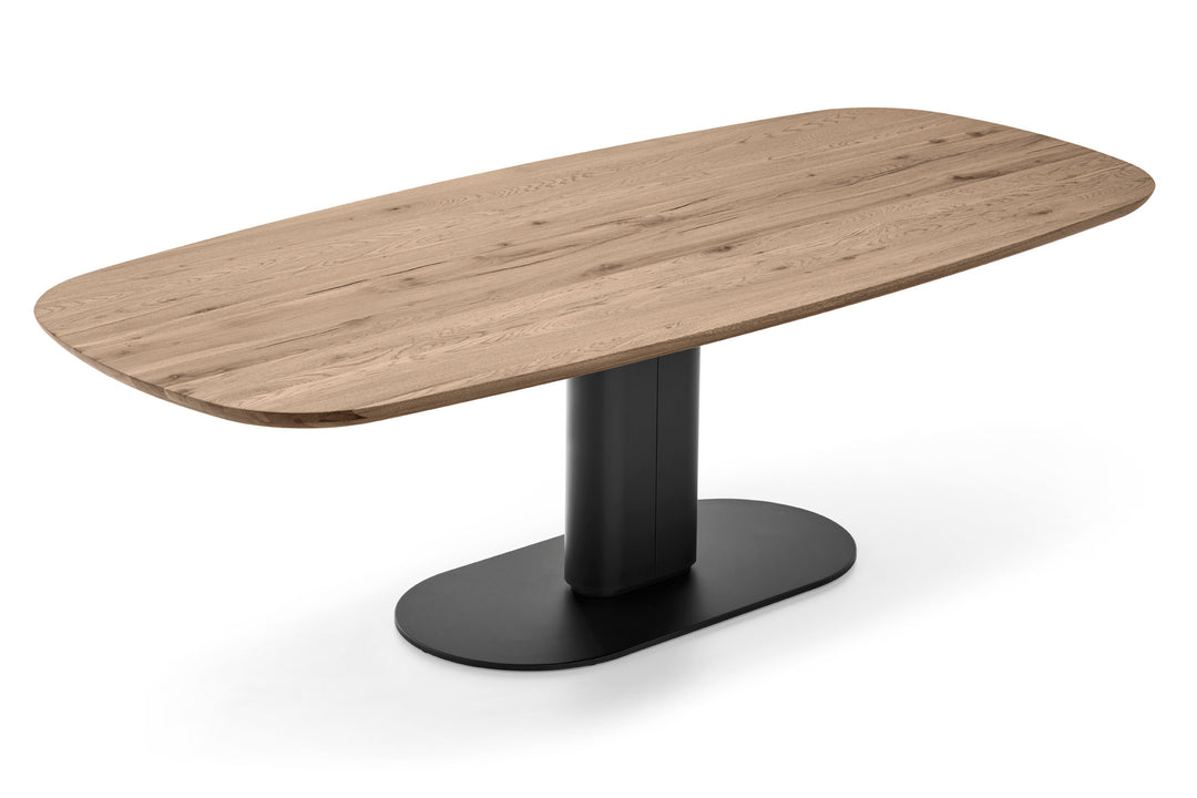 Cameo Dining Table Oak Wood Elliptical Capsule Collection Dining Table Calligaris   