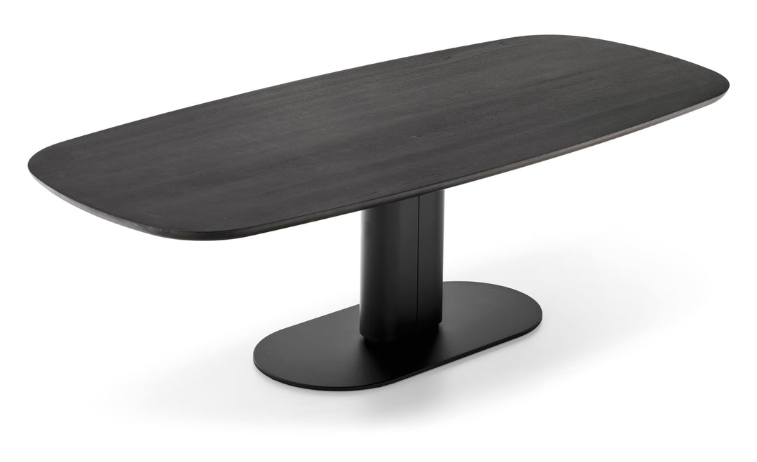 Cameo Dining Table Oak Wood Elliptical Capsule Collection Dining Table Calligaris   