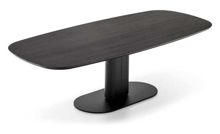 Cameo Dining Table Oak Wood Elliptical Capsule Collection Dining Table Calligaris   