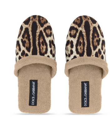 LEOPARD SLIPPERS Bathroom Accessories Dolce&Gabbana   