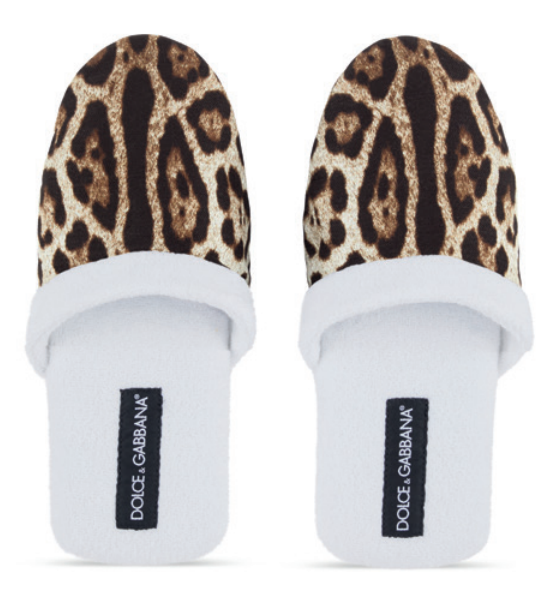 LEOPARD SLIPPERS Bathroom Accessories Dolce&Gabbana   