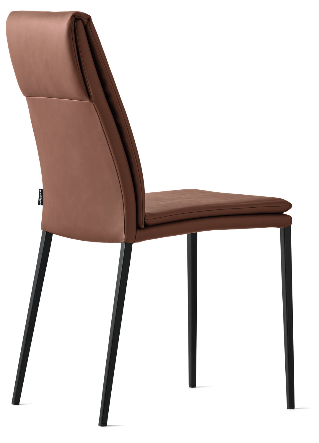 Carmen Chair Matt Black Tobacco  Calligaris   