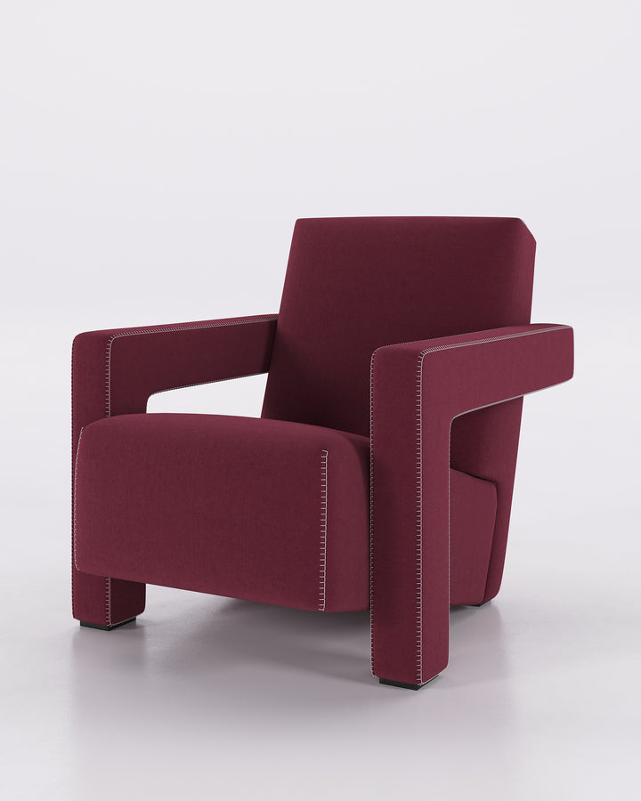 Utrecht Armchair Eggplant Armchairs Cassina