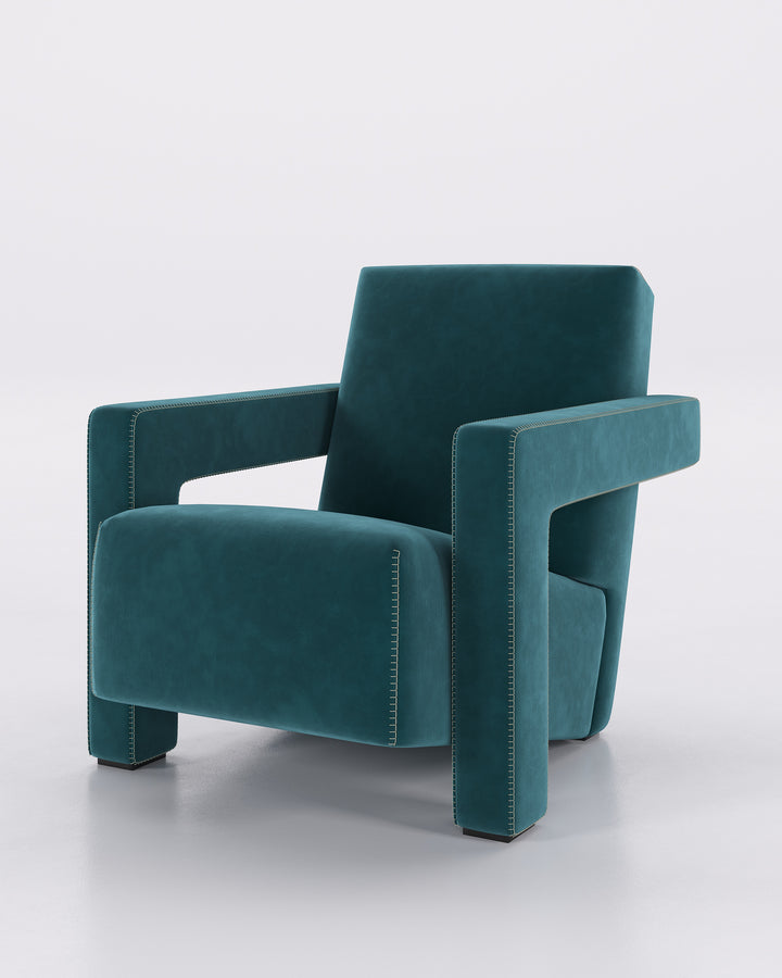 Utrecht Armchair Teal Armchairs Cassina