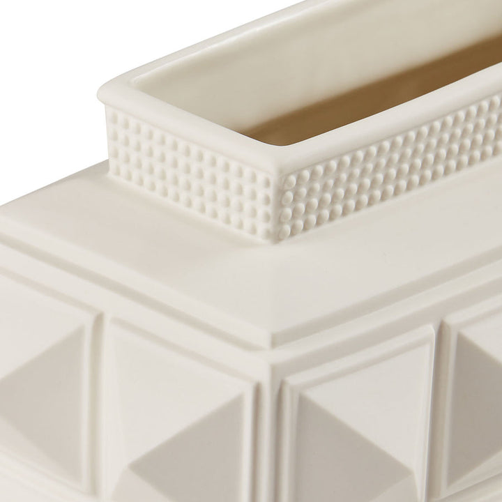 Charade Studded Low Vase Jonathan Adler