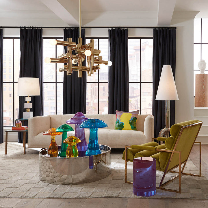 Purple Acrylic Mushroom Objet Jonathan Adler