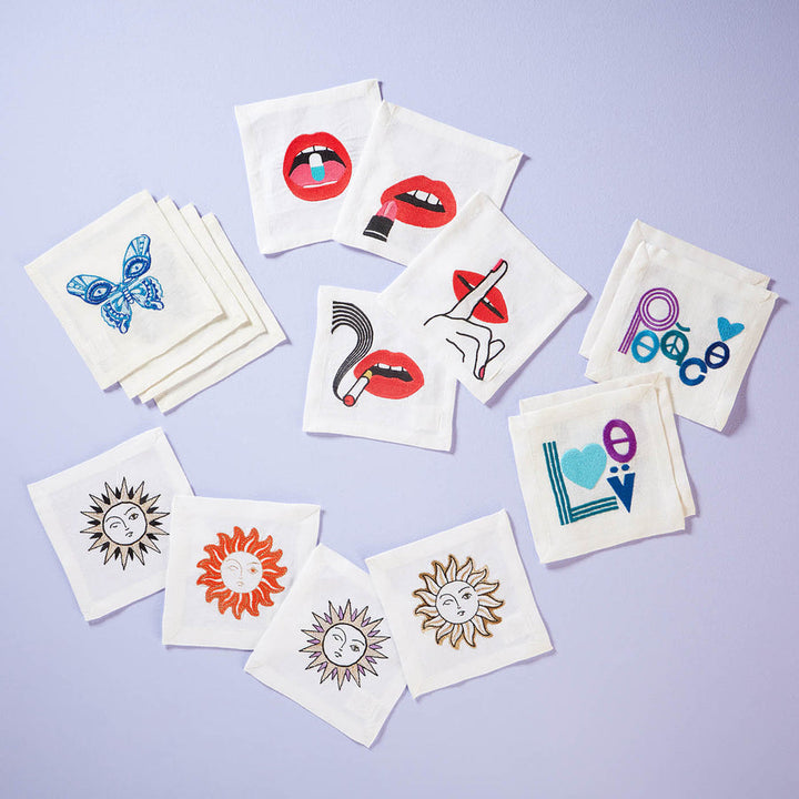 Sun Cocktail Napkins Jonathan Adler