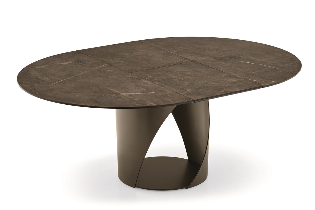 Cyclone Dining Table Extendable Round Showroom Model Dining Table Calligaris