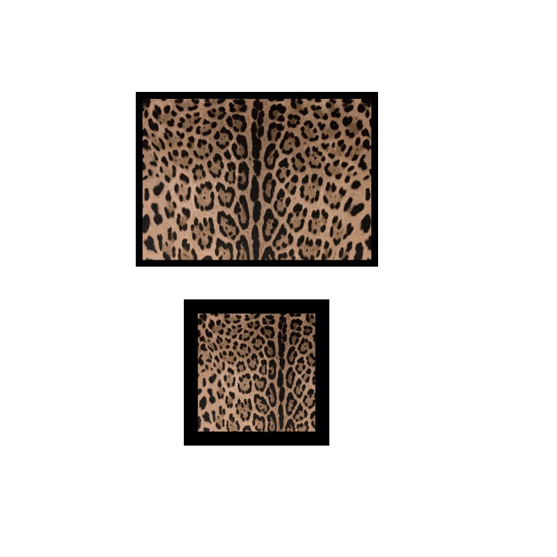 ALL OVER LEOPARD LINEN PLACEMAT AND NAPKIN SET  Dolce&Gabbana   