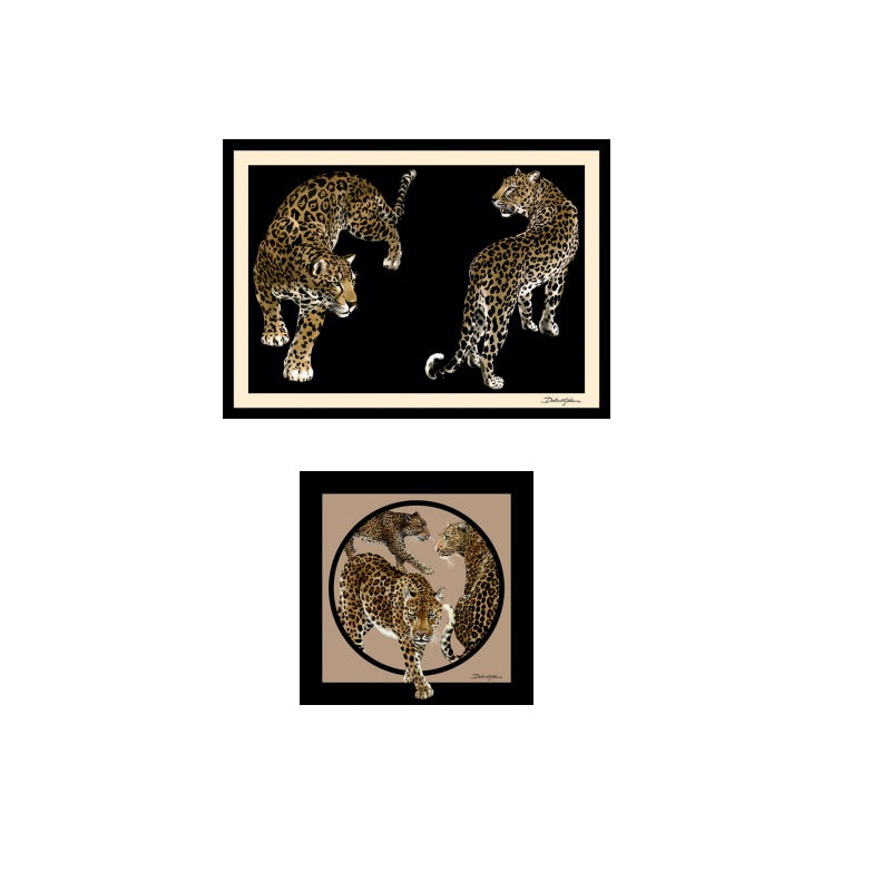 LEOPARD LINEN PLACEMAT AND NAPKIN SET Kitchen & Dinning Room Dolce&Gabbana   