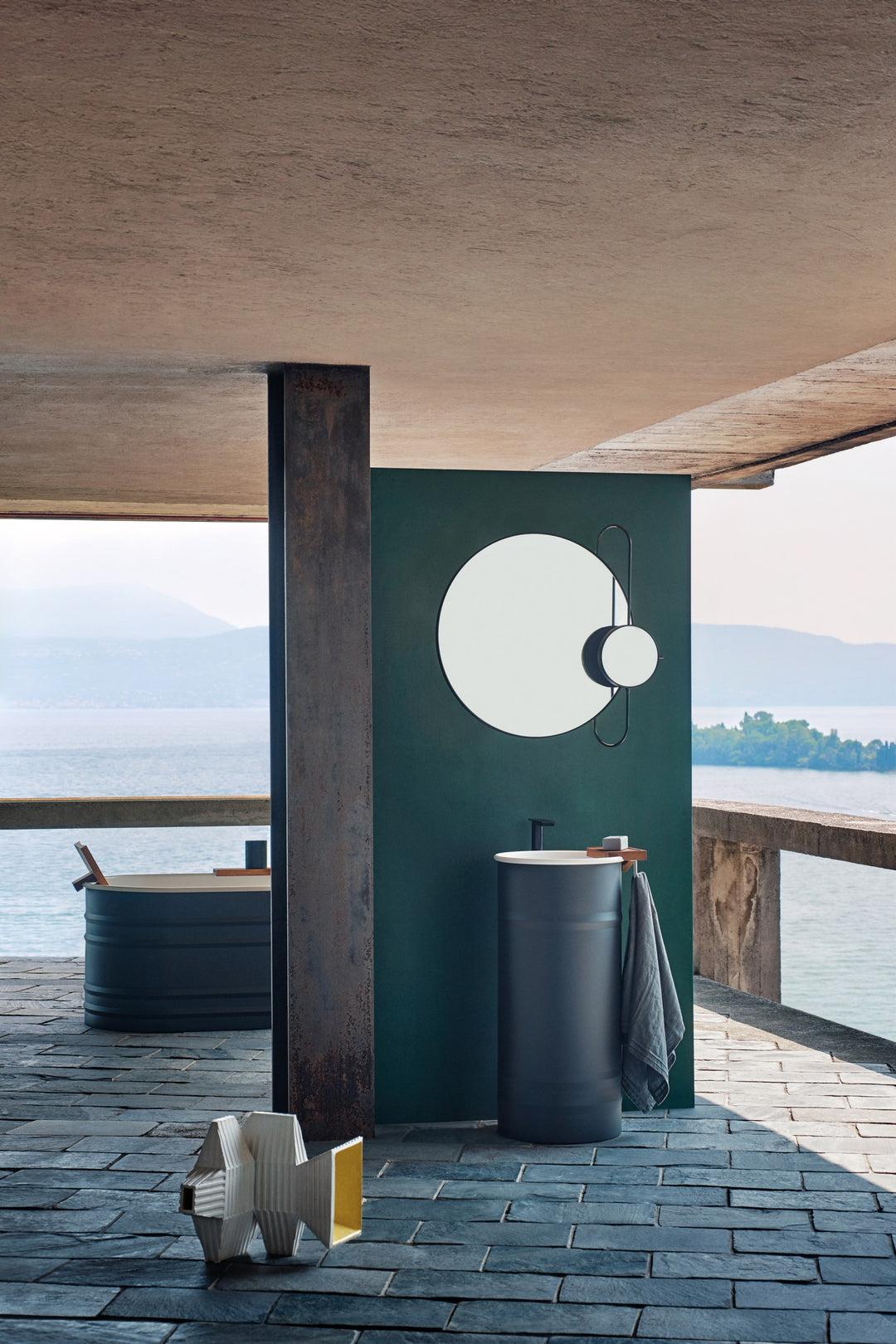 Agape Vieques Outdoor Washbasin Washbasins Agape