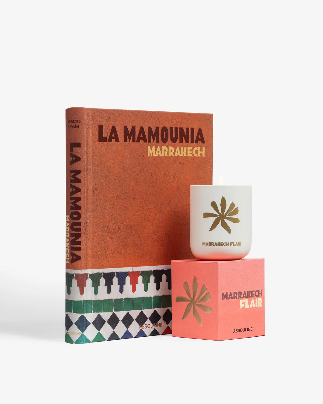 La Mamounia Marrakech and Marrakech Flair Candle Gift Set Gift Set Assouline