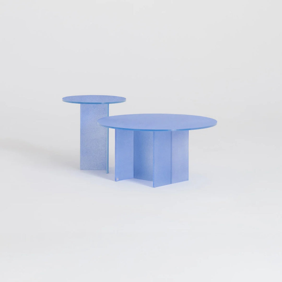 Simoon Round Crystal Table Dining Table Glas Italia