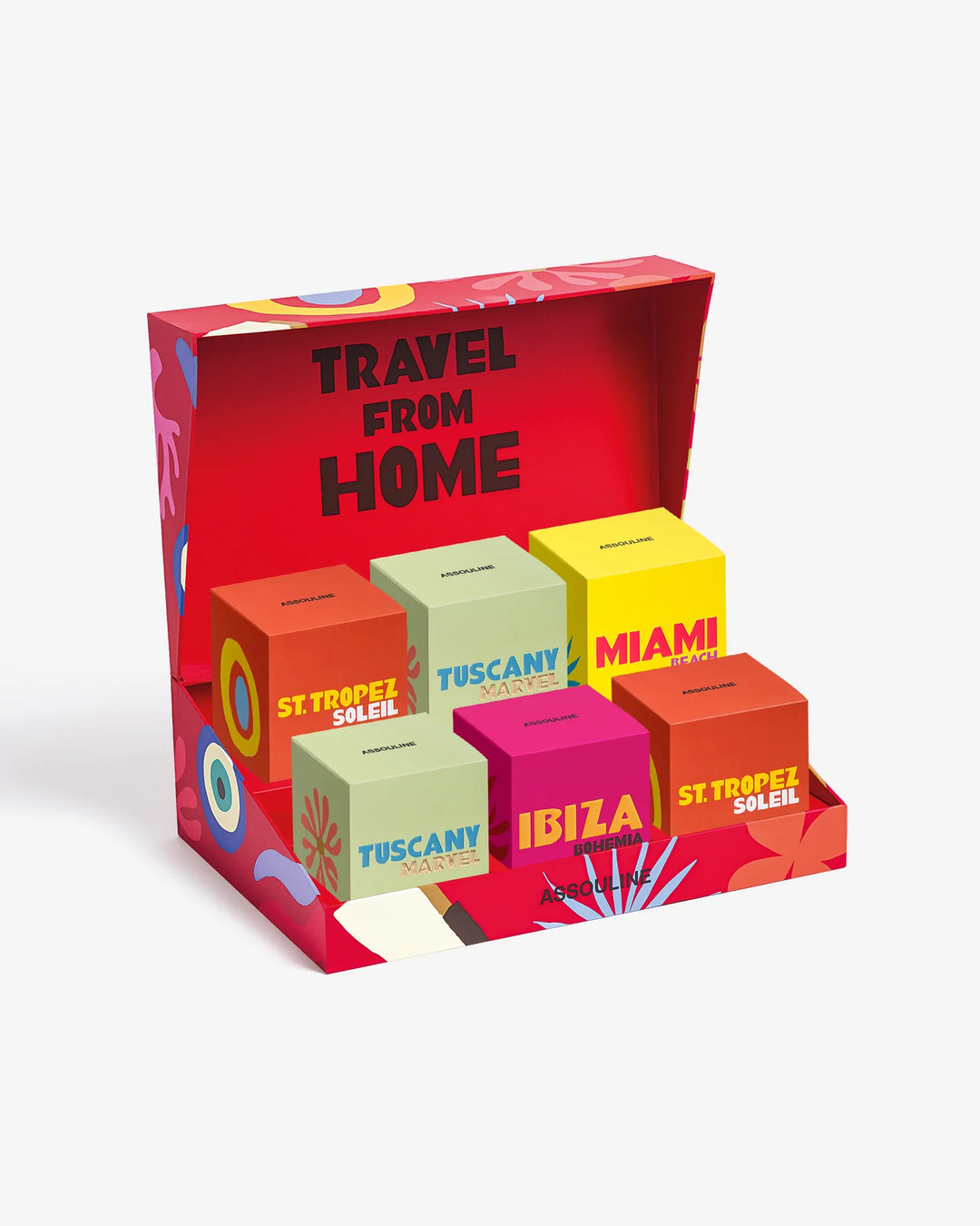 Build Your Own Travel From Home Scented Candle Set Candle & Oil Warmers Assouline