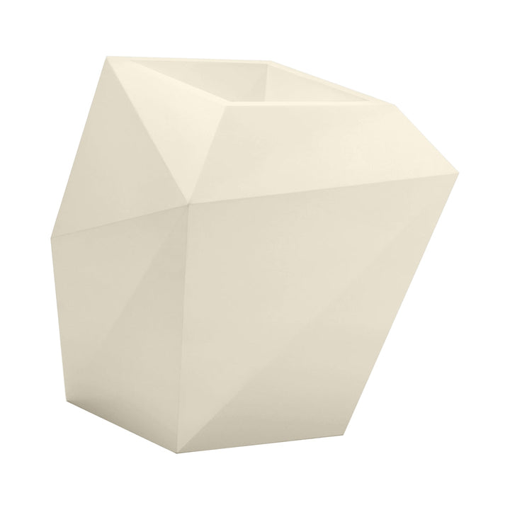 Faz XL Planter Outdoor Vondom Ecru Medium: 25 in W x 27.5 in H 