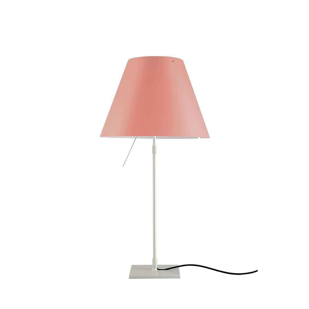 Costanza Table Lamp Table Lamps Luceplan Edgy Pink Off White