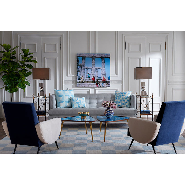 Checkerboard Large Scale Flatweave Rug Jonathan Adler