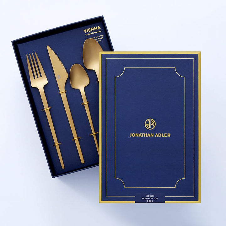 Vienna 24-Piece Flatware Set Jonathan Adler