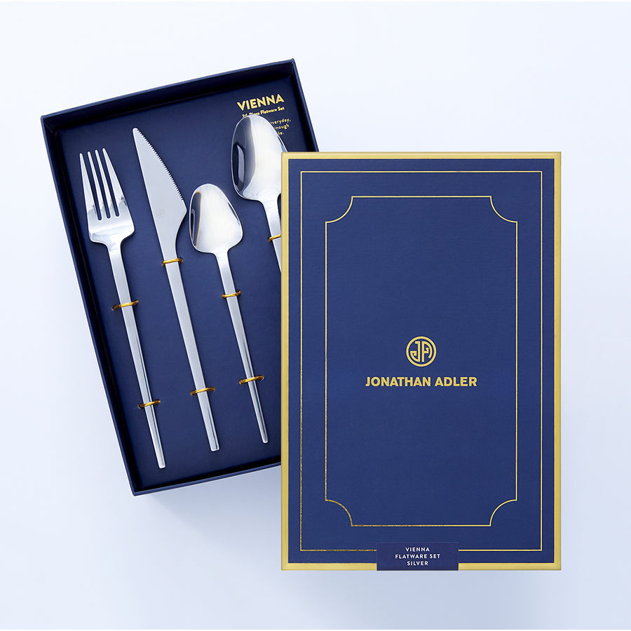 Vienna 24-Piece Flatware Set Jonathan Adler