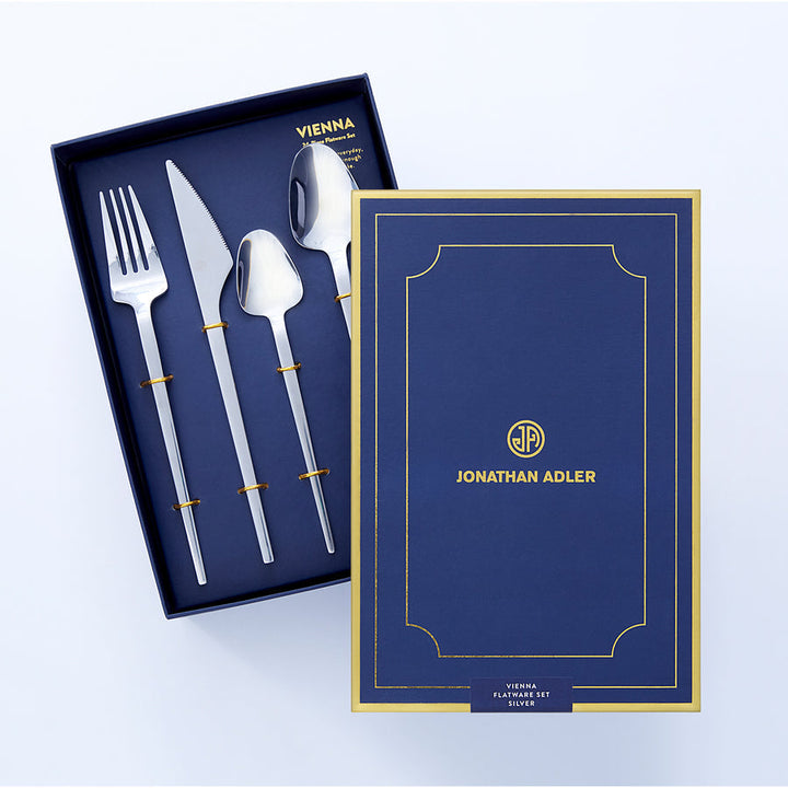 Vienna 24-Piece Flatware Set Jonathan Adler
