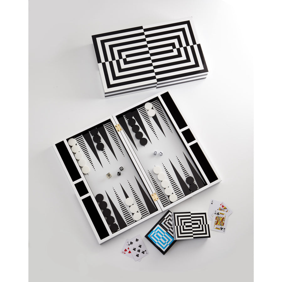 Op Art Lacquer Card Set Jonathan Adler