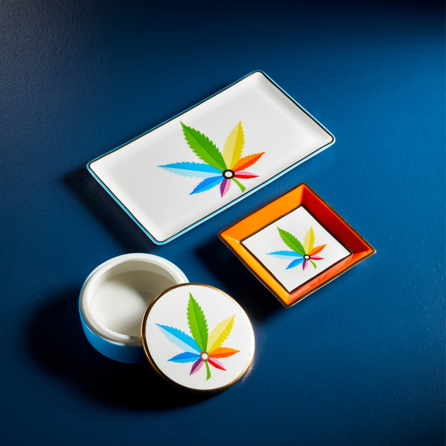 Sinsemilla Square Ashtray Jonathan Adler
