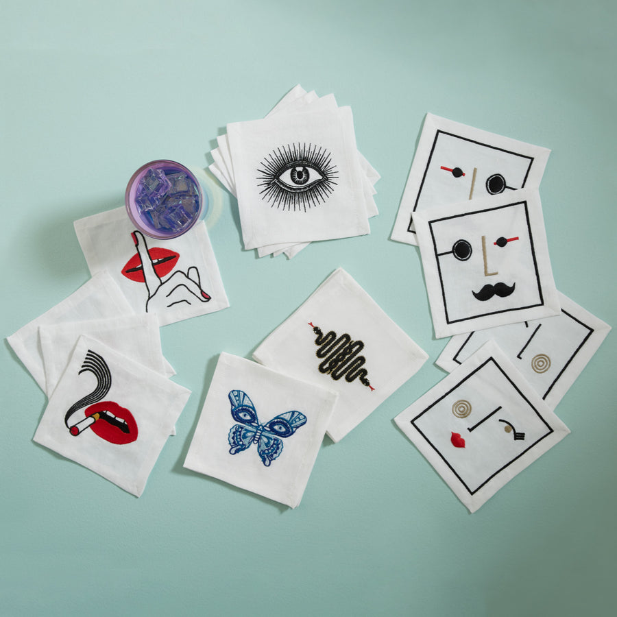 Eyes Cocktail Napkins Jonathan Adler