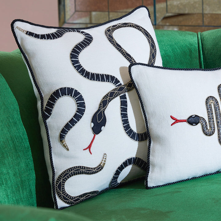 Eden Embroidered Pillow Jonathan Adler