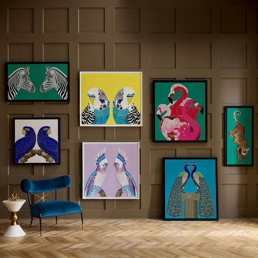 Zebra Beaded Art Jonathan Adler