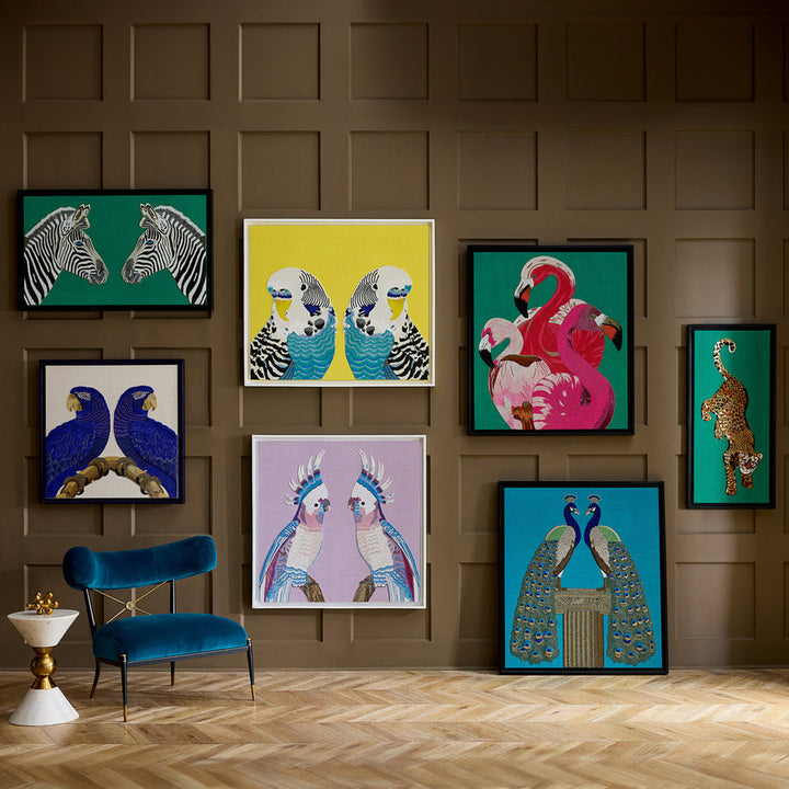 Zebra Beaded Art Jonathan Adler