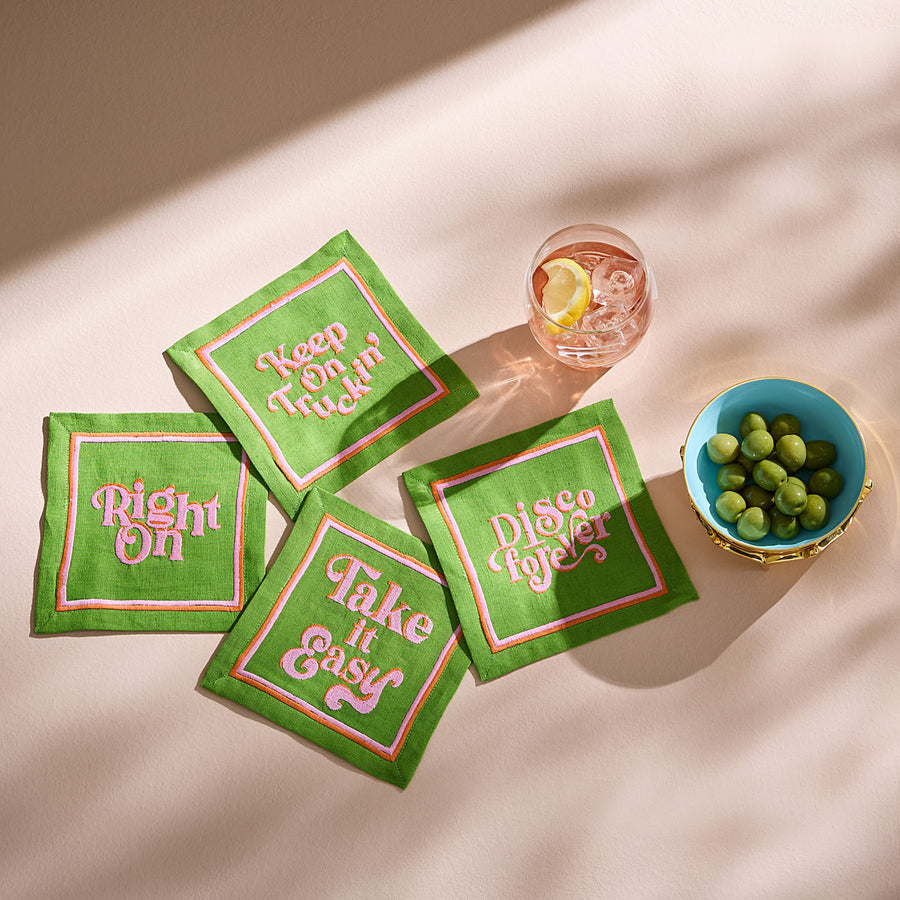 Deep Thoughts Cocktail Napkins Jonathan Adler