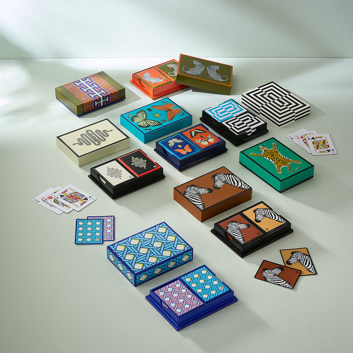 Zebras Lacquer Card Set Jonathan Adler