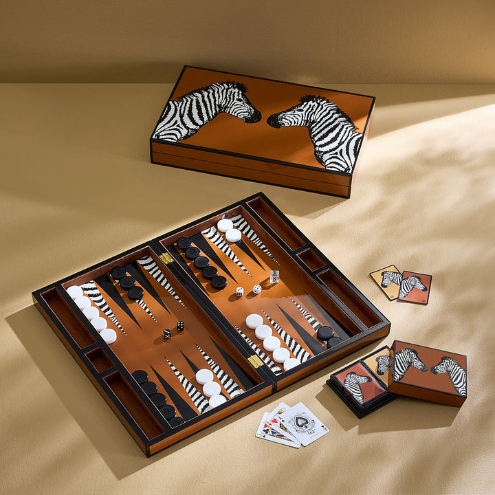 Zebras Lacquer Card Set Jonathan Adler
